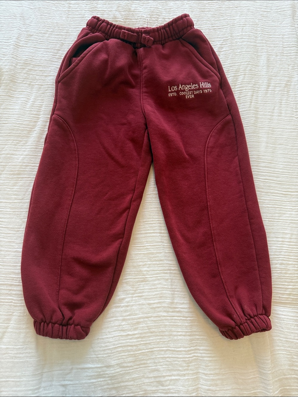 Zara Maroon Kids Sweatpants size 5